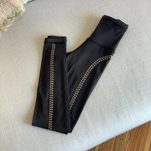 Strut This x Sivan Ayla Lux Black Stud Leggings